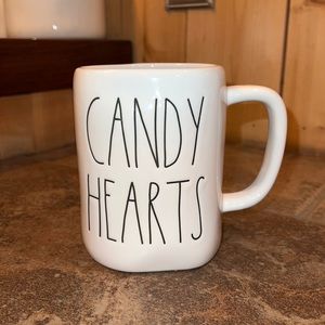Rae Dunn “Candy Hearts” Double Sided Mug